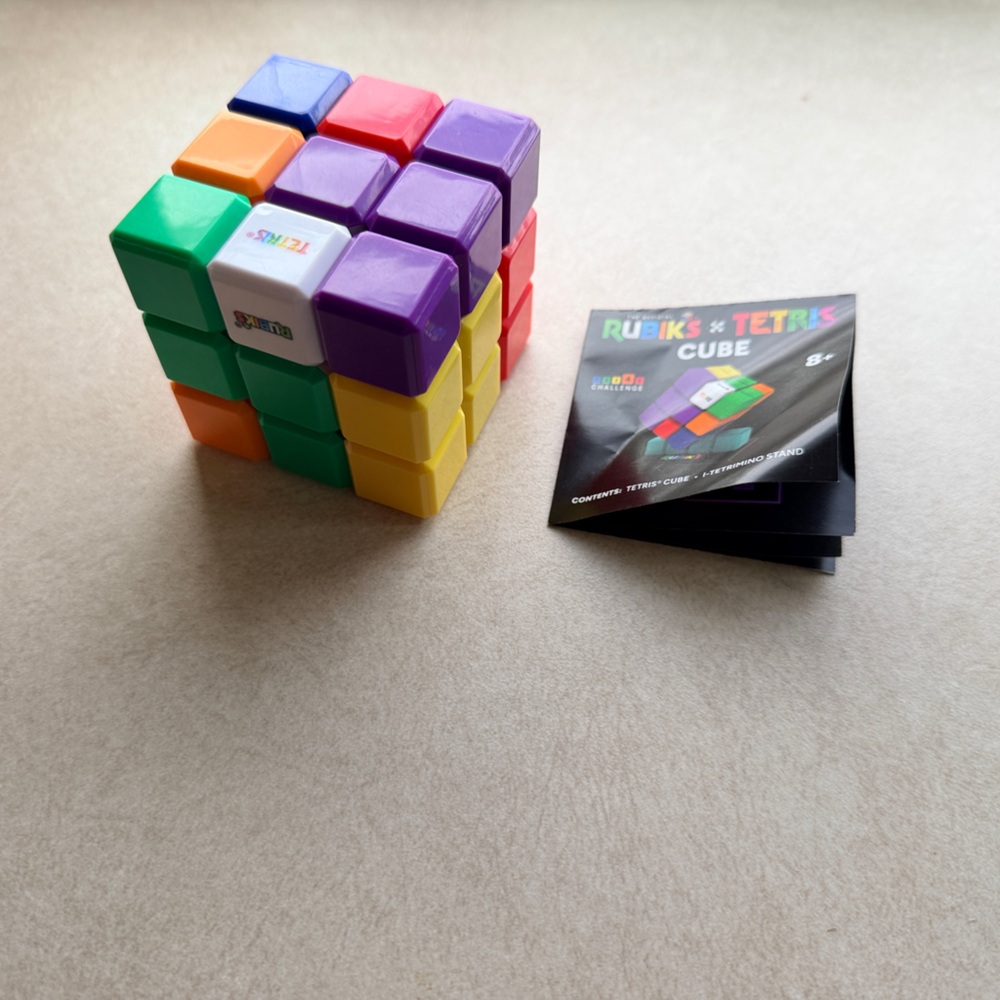 Rubik's x Tetris Cube Puzzle - Multicolor